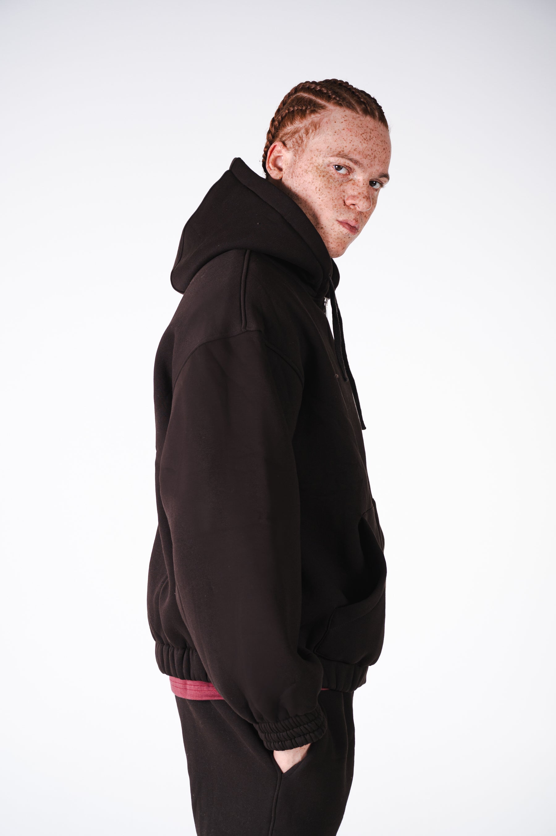 CHOCO ZIP-UP HOODIE