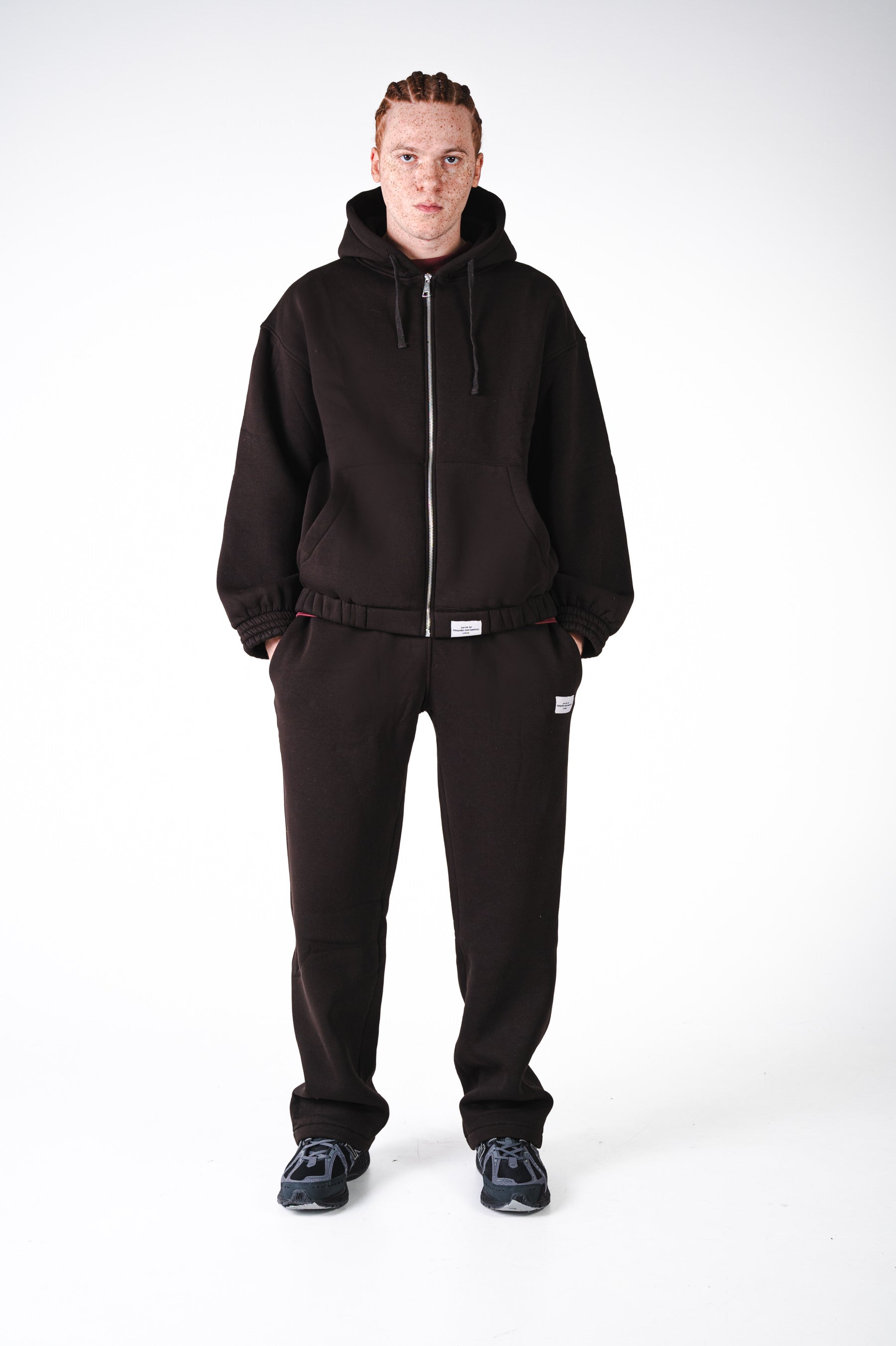 CHOCO ZIP-UP HOODIE