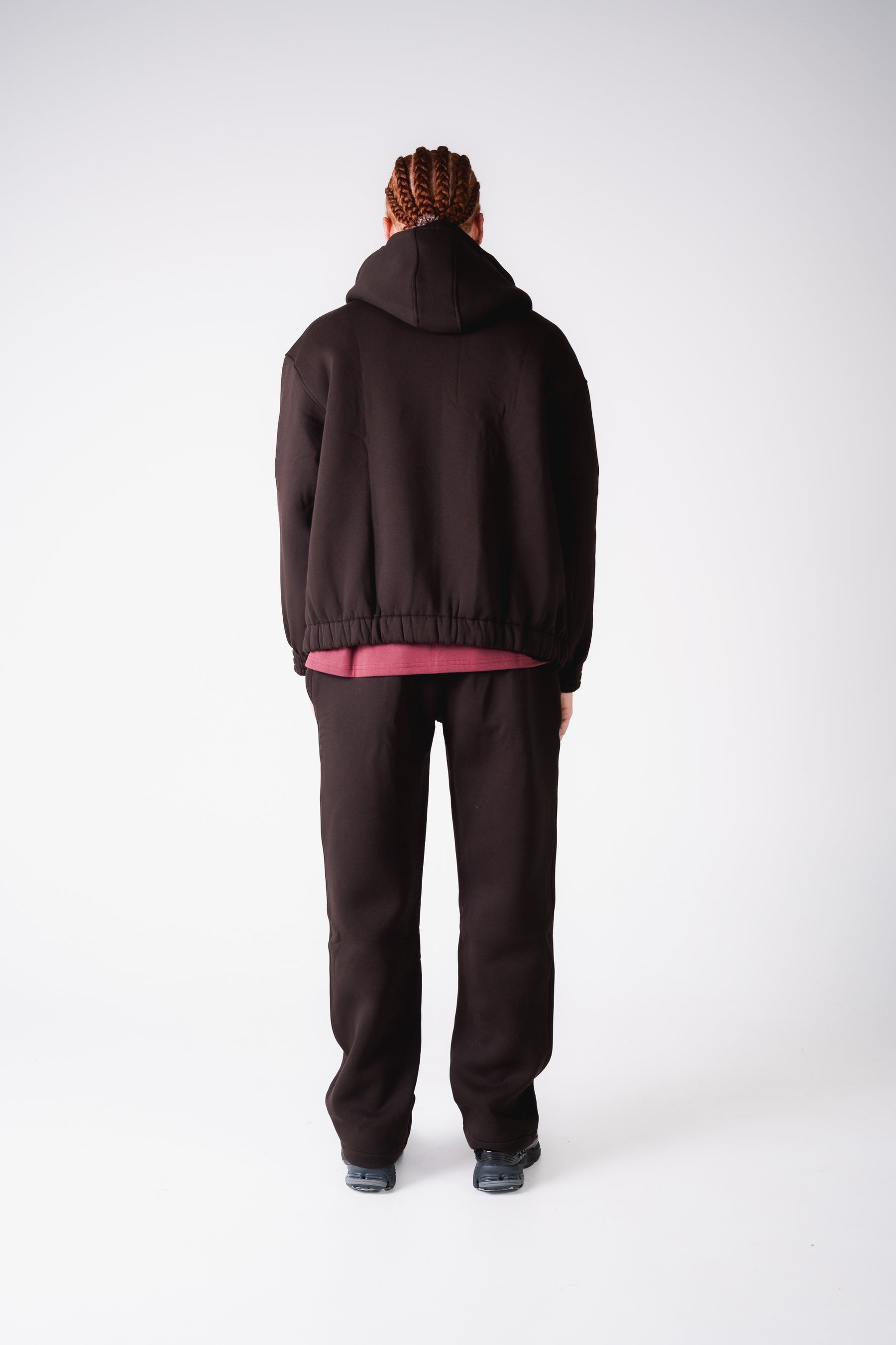 CHOCO ZIP-UP HOODIE
